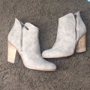 Tan ankle boots